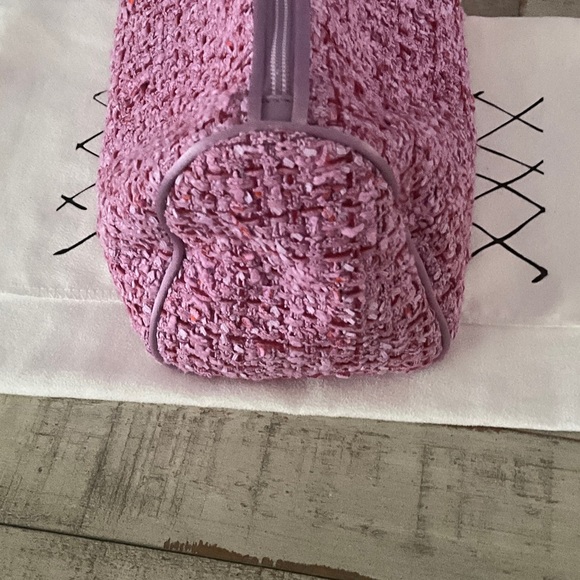 CHANEL Pink Tweed Cosmetic Pouch - Picture 5 of 14